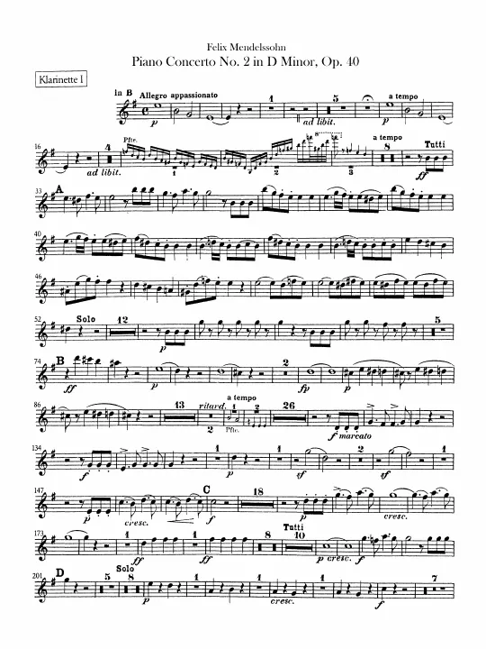 Clarinet 1, 2 (B)