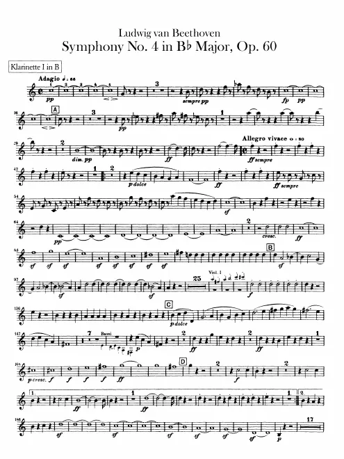 Clarinet 1, 2 (B)