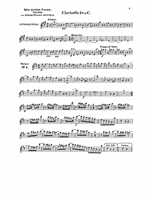Clarinet 1, 2 (C)