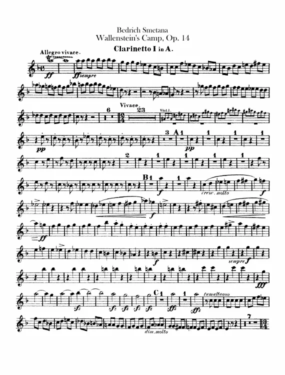 Clarinets 1, 2