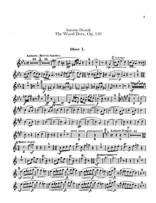 Oboe 1, 2, English Horn