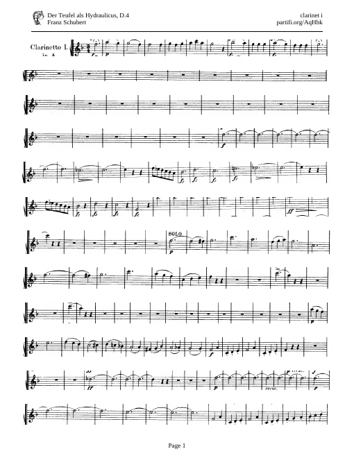 Clarinet 1