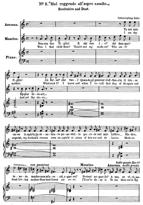 11. Recitative and Duet: Non son tuo figlio!''