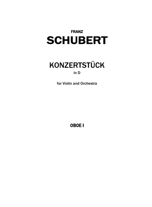 Oboe 1, 2