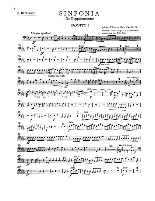 Bassoon 1, 2