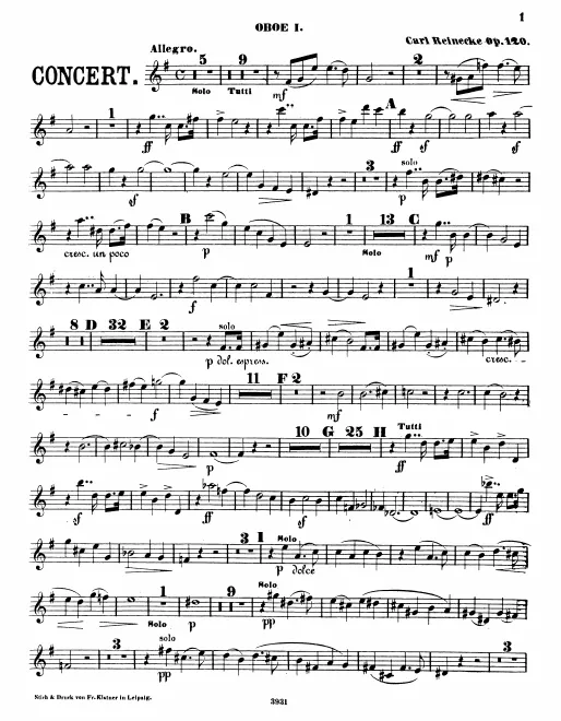 Oboe 1, 2