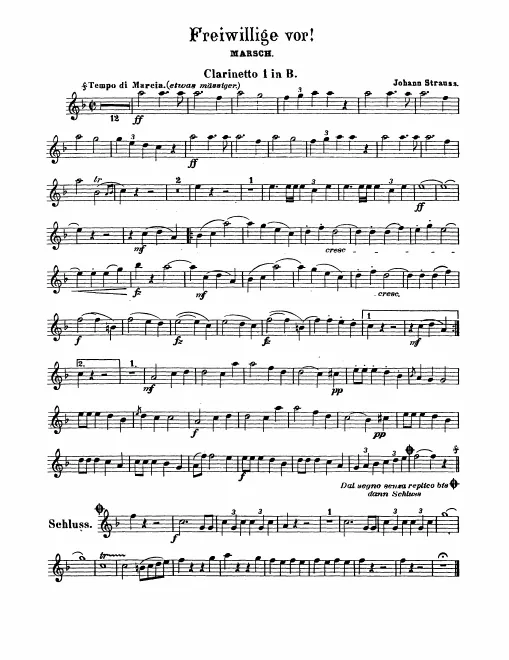 Clarinet 1, 2 (B)
