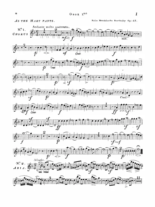 Oboe 1, 2