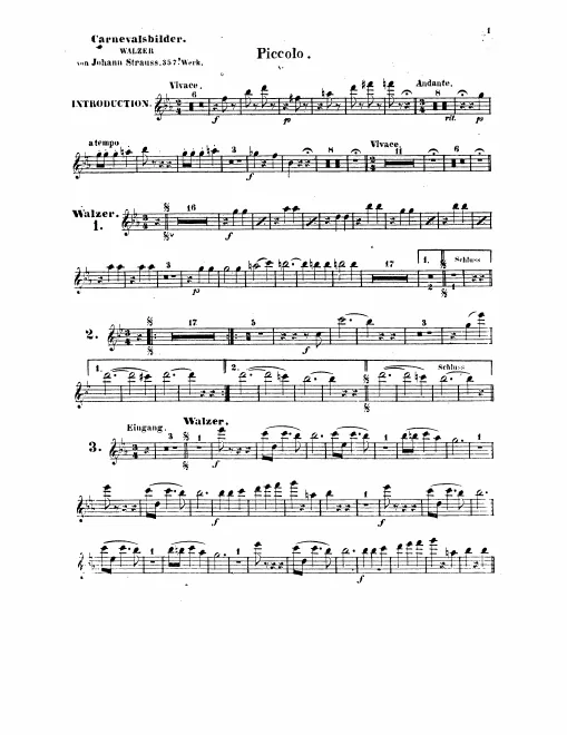 Piccolo, Flute