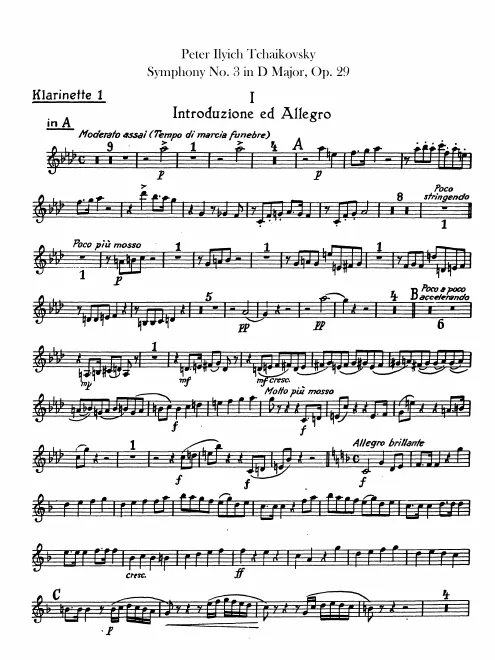 Clarinet 1 (A/B)