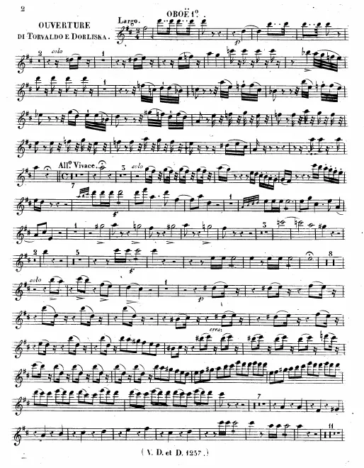 Oboe 1, 2