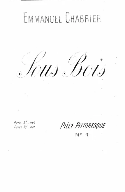 4. Sous bois