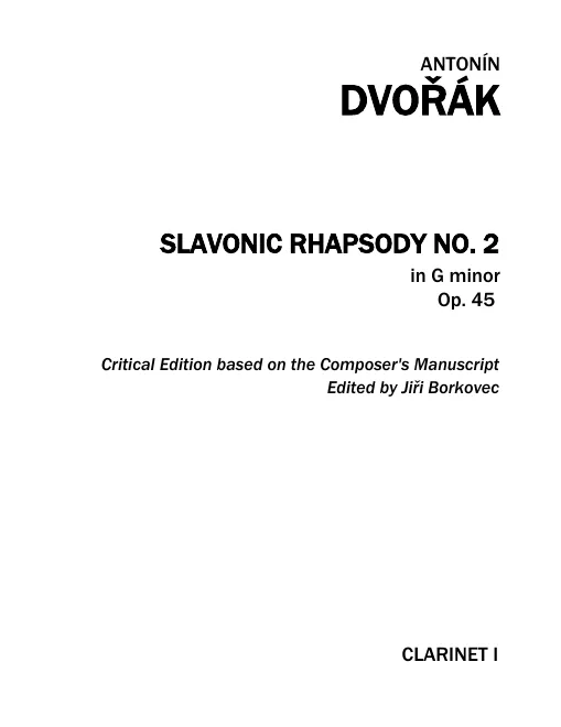 Clarinet 1, 2 (B/A)