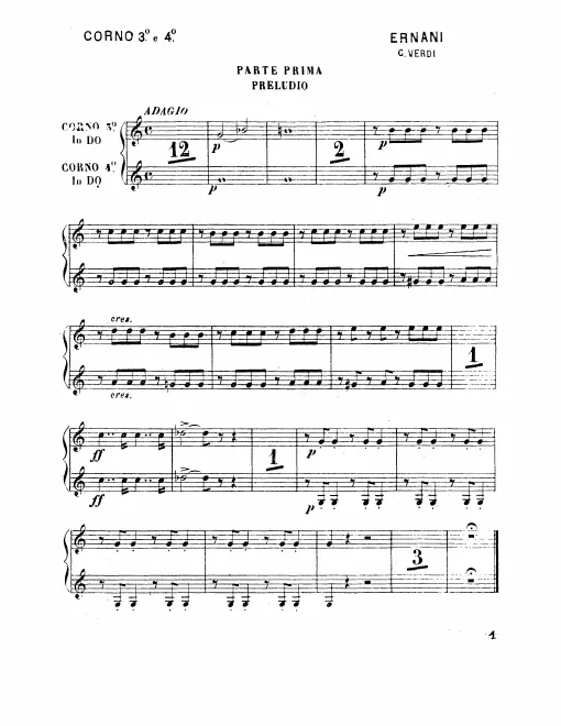 Horn 3/4 (C)