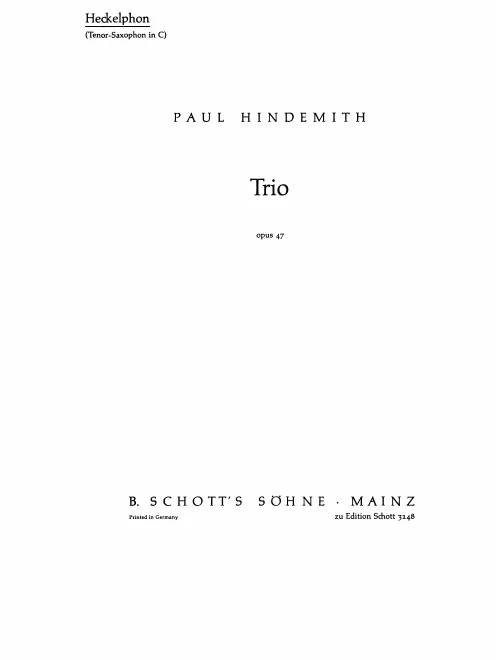 Heckelphone (Tenor Saxophone in C)