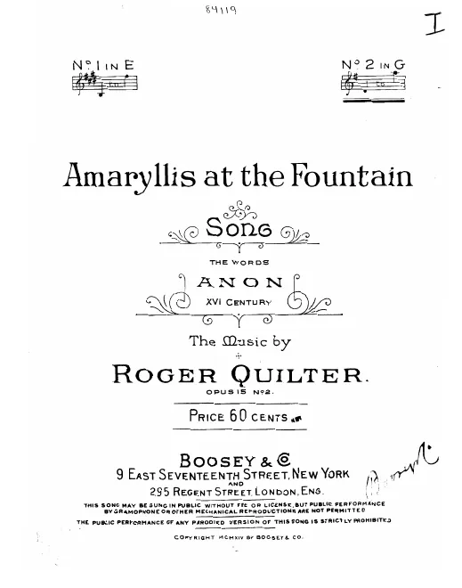 2. Amaryllis at the Fountain