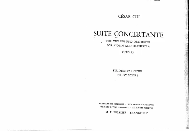 1. Intermezzo Scherzando. Allegro (with title page)