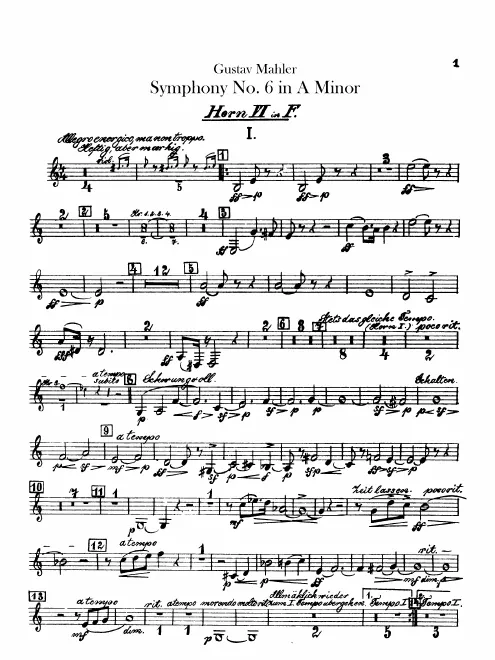 Horn 6 (F)