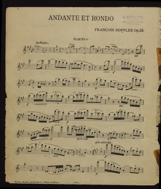 Flute 1, 2