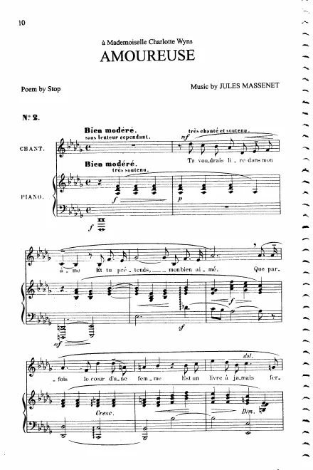 Complete Score (D Major: medium voice and piano)