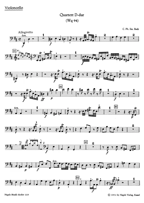 Cello Part
