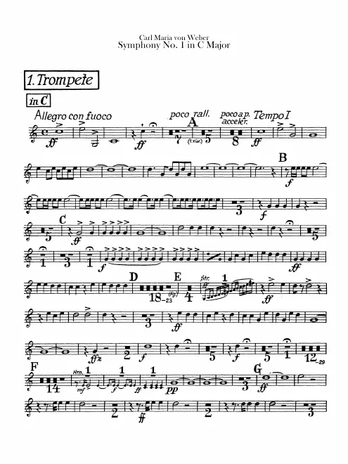 Trumpet 1, 2 (C)