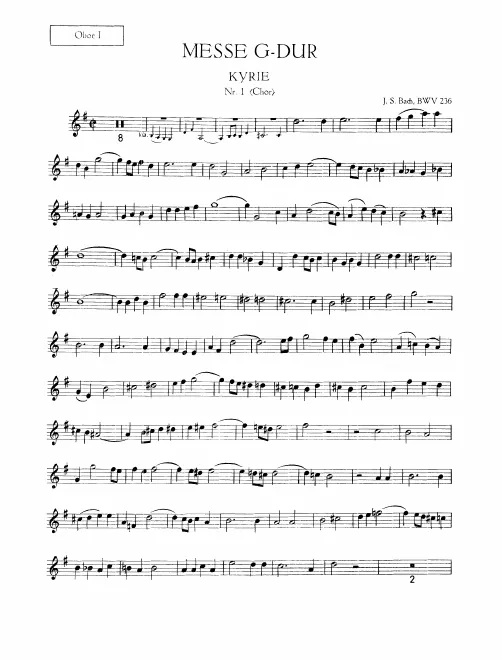 Oboe 1, 2