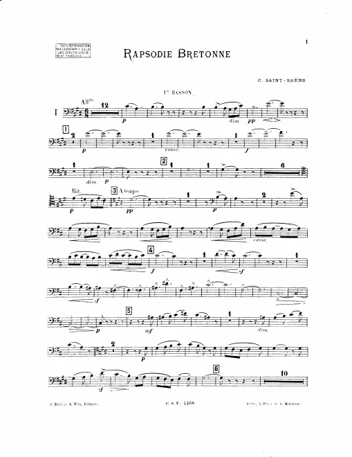 Bassoon 1, 2