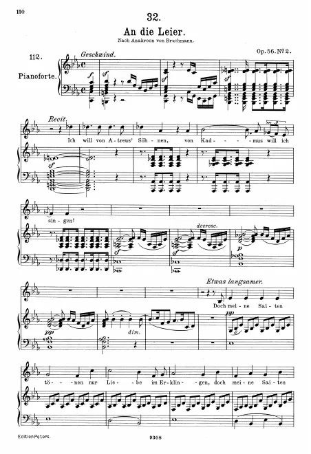 Complete Score (Original / High voice, )