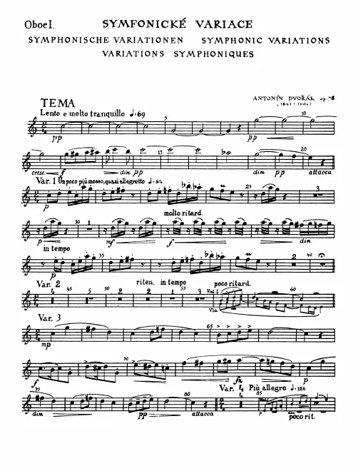 Oboe 1, 2