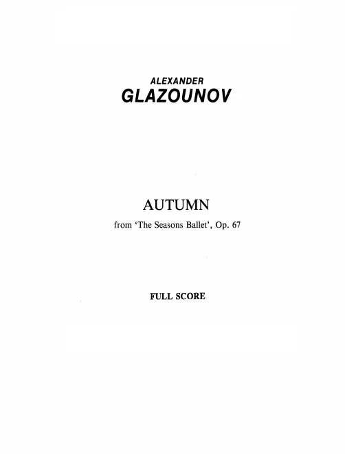 4. L'automne