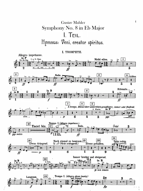 Trumpet 1 (F, Onstage)