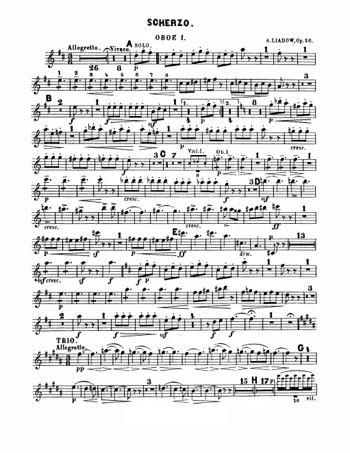 Oboe 1, 2