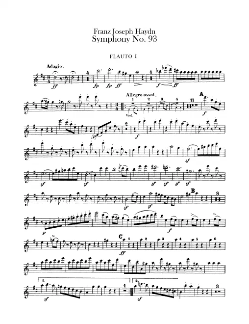 Flute 1, 2