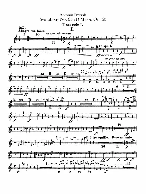 Trumpet 1, 2 (D, B)