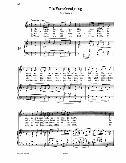 Complete Score (original / high voice, )