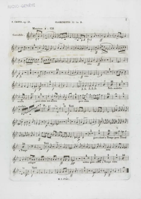 Clarinet 2 (B)