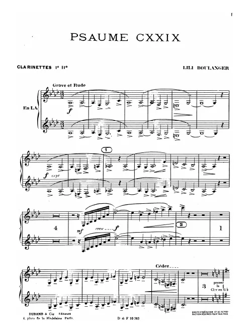 Clarinet 1/2 (A)