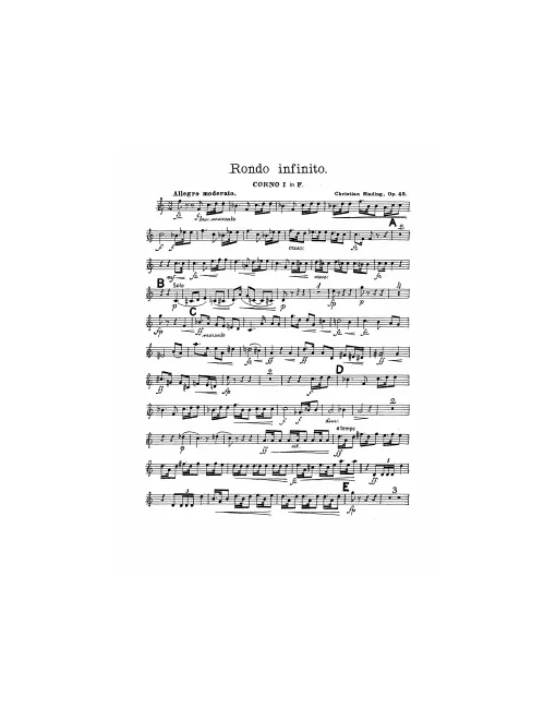 Horn 1, 2, 3, 4 (E)