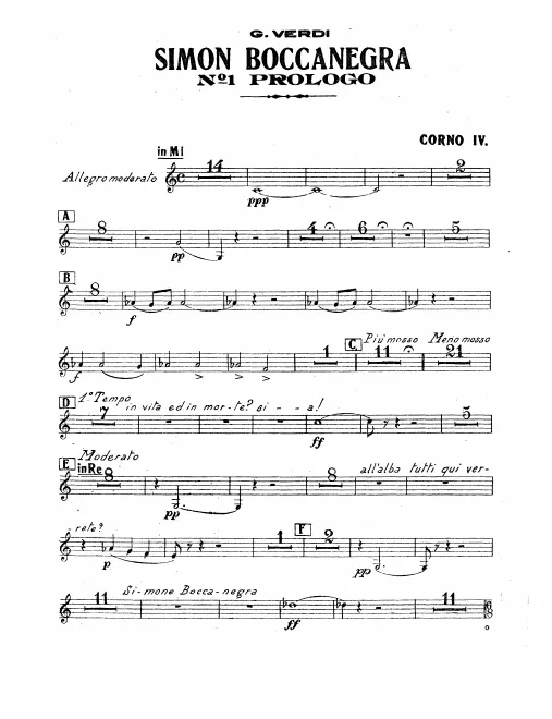Horn 4 (E/D/A/C/B/B/A)