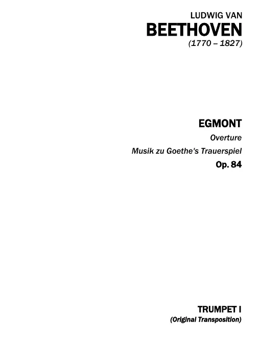 Trumpet 1, 2 (F and B trans.)