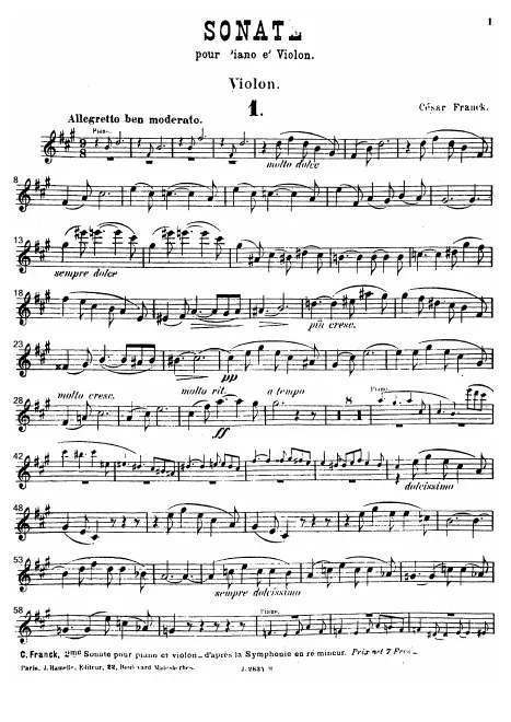 Violin Part (monochrome)