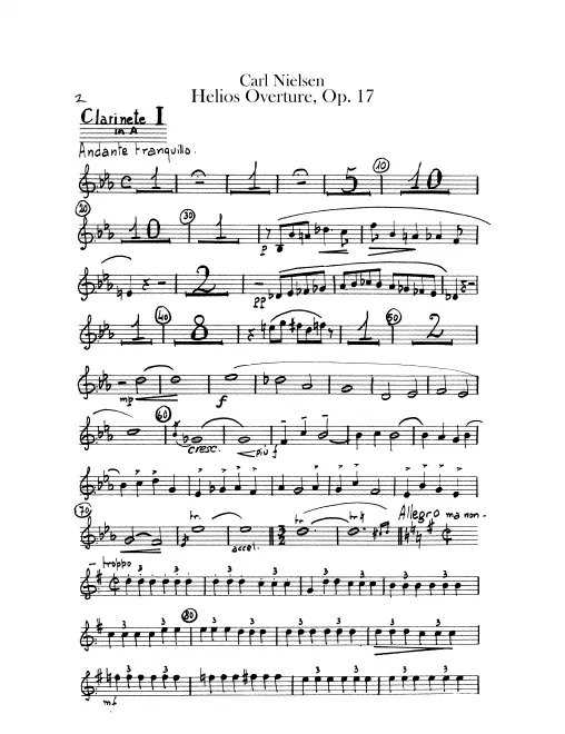 Clarinet 1, 2 (A)
