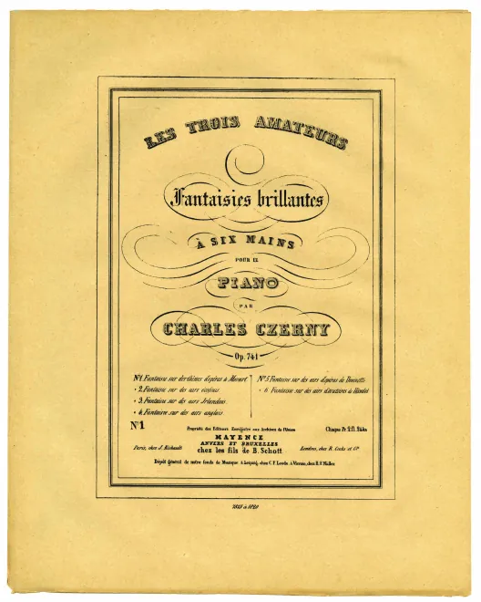 1. Fantaisie sur des thèmes d'opéras de Mozart