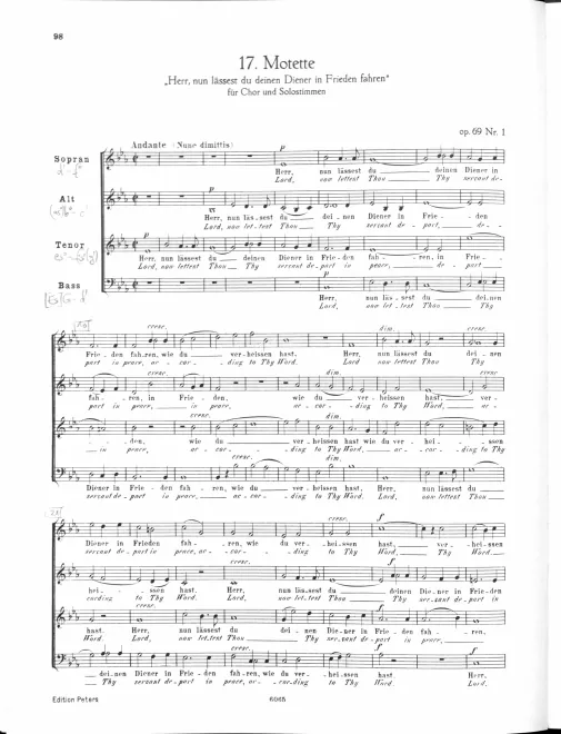 1. Nunc dimittis