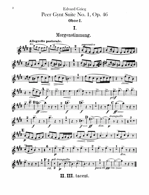 Oboe 1, 2
