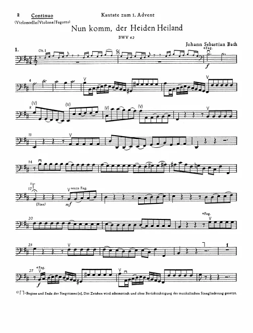 Continuo (Cellos/Basses/Bassoon)