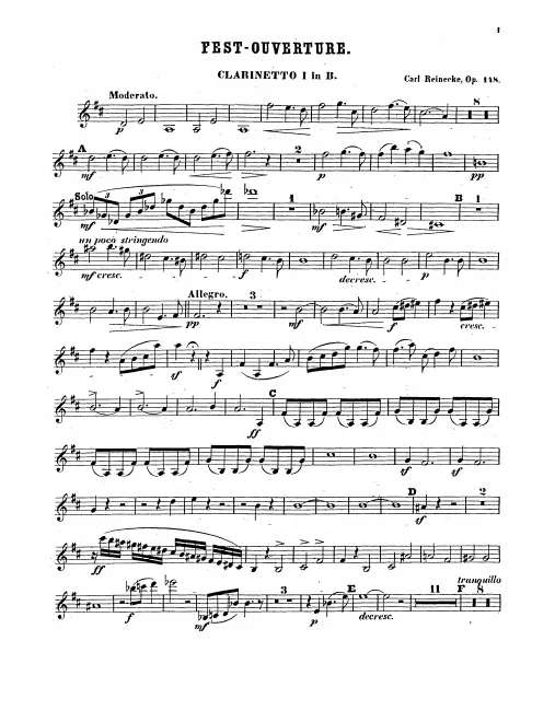 Clarinet 1, 2 (B)