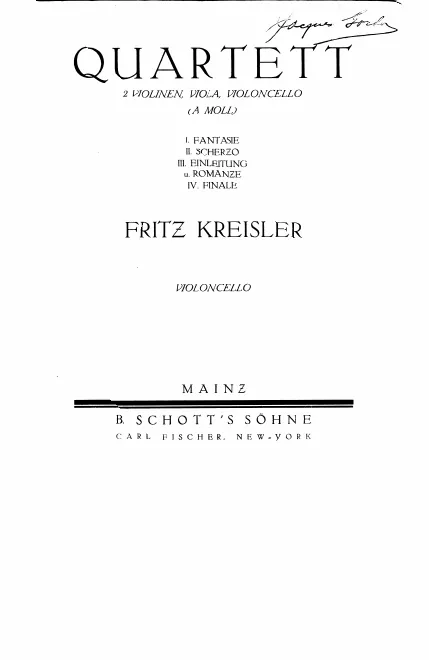Cello Part