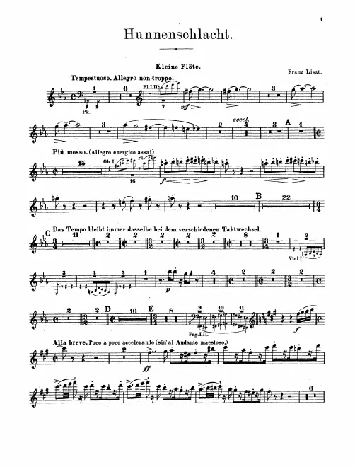 Flute 1, 2
